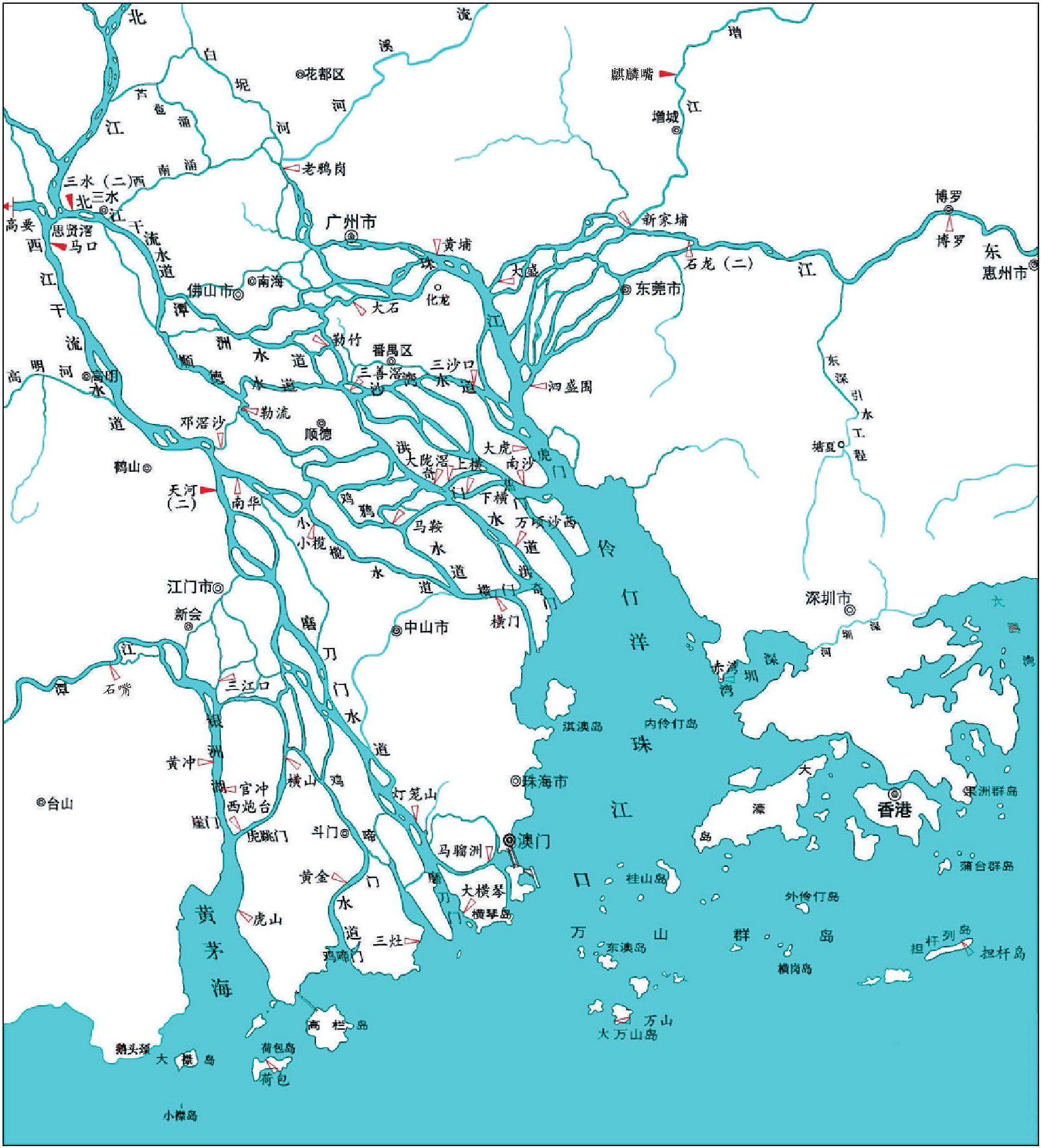 1.1.4 珠江河口涉水工程建设水域的复杂性和独特性